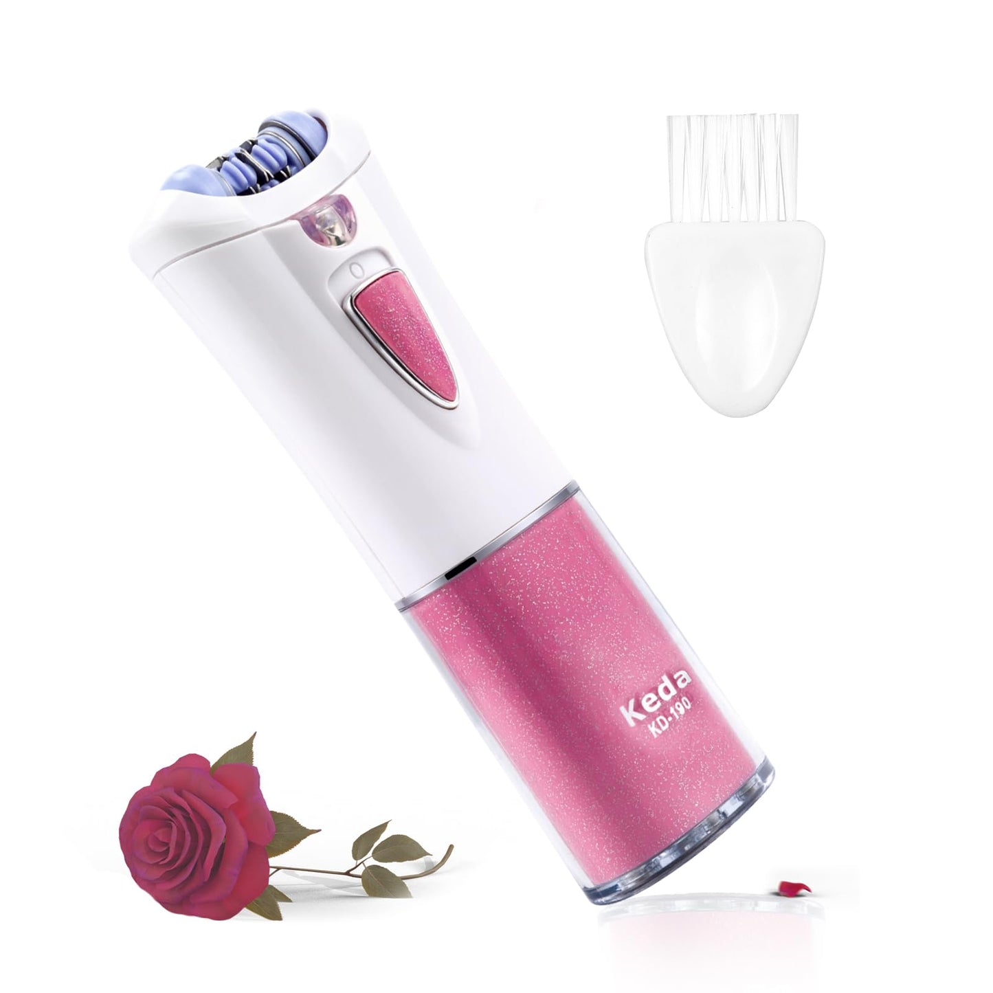 Smooth Glide Facial Epilator for Women, Lady Epilators Hair Removal for Face, Epilators with LED Light, Two Speed Hair Removal Device, Pluxy Facial Beauty and Personal Care Morbex Green