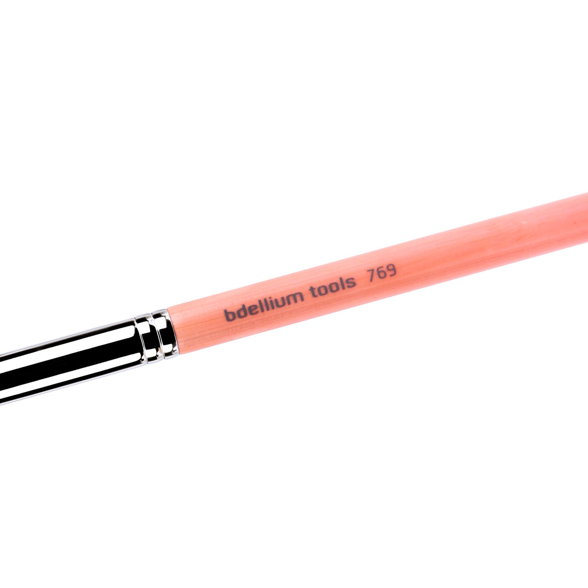 Bdellium Tools Professional Makeup Brush - Pink Bambu Series 769 Angled Contour - With Soft Synthetic Fibers, For Contouring (Pink, 1pc)