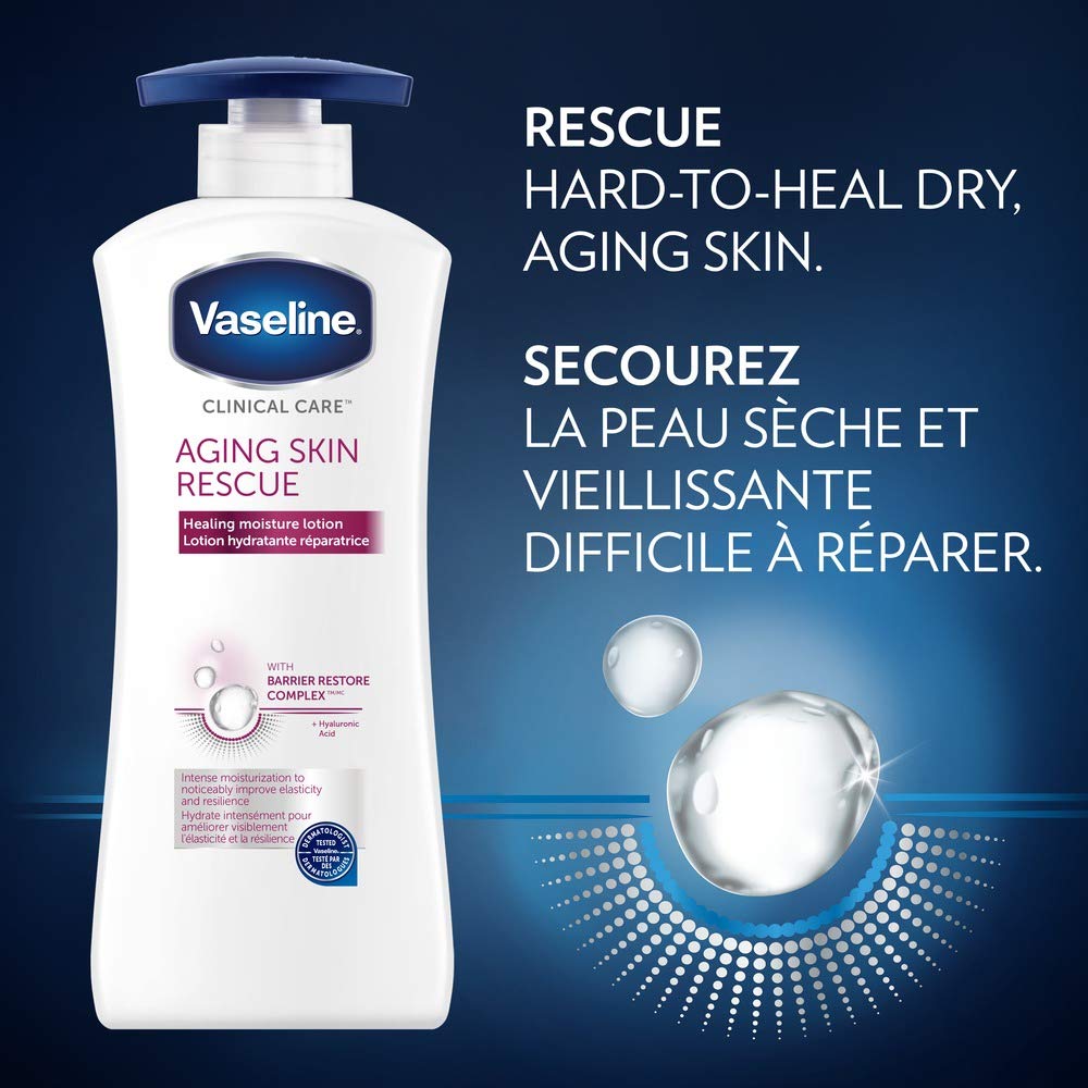 Care Moisture Body Lotion Aging Skin Rescue 13.5 fl oz Beauty & Personal Care Vaseline