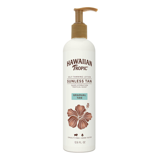 Hawaiian Tropic Aloha Glow Gradual Self Tanning Lotion, 12.6 fl oz | Sunless Tanning Lotion Self Tanner, 12.6 fl oz Beauty & Personal Care Hawaiian Tropic