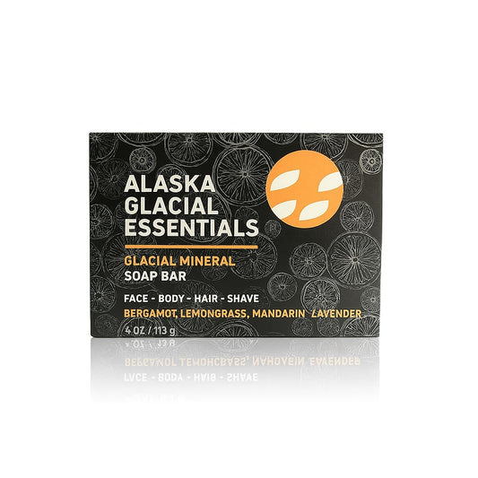 Alaska Glacial Cold-Process Mineral Clay Soap Bar made with Organic Oils | Face, Body, Shampoo & Shave | Hydrates & Detoxifies | For All Skin Types Beauty & Personal Care Alaska Glacial Essentials Skincare