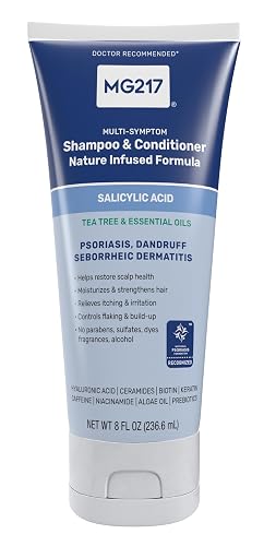MG217 Multi-Symptom Shampoo & Conditioner | 2% Salicyclic-Acid Tea Tree & Essential Oils Beauty & Personal Care MG217