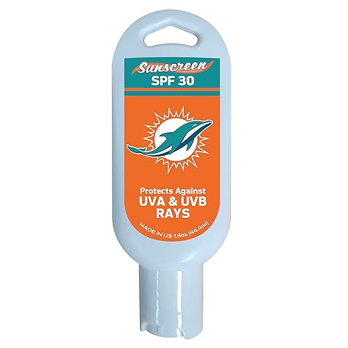 FANMATS 34696 Miami Dolphins 1.5oz SPF 30 Sunscreen Beauty & Personal Care FANMATS