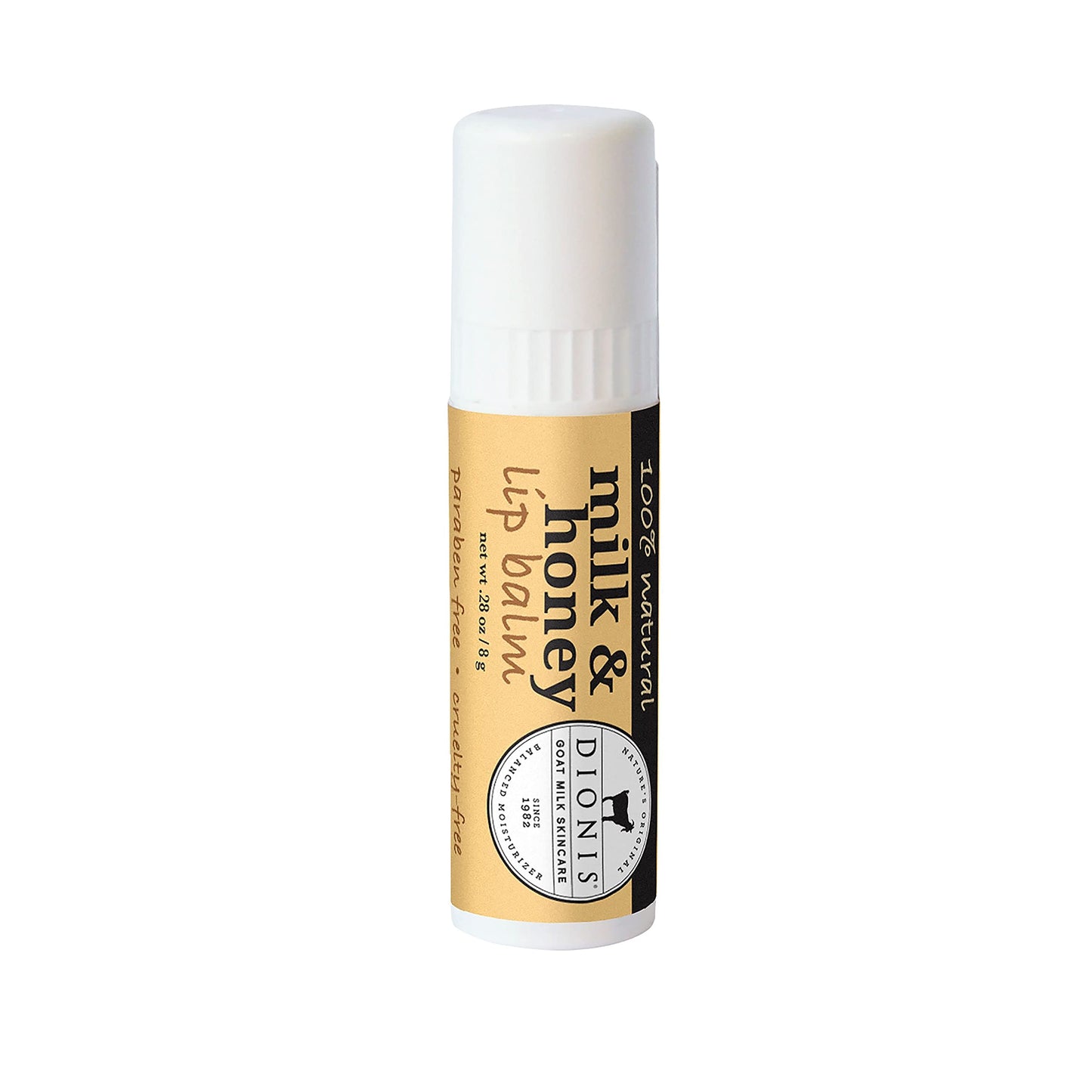 Dionis - Goat Milk Skincare Milk and Honey Scented Lip Balm (0.28 oz) - Made in the USA - Cruelty-free and Paraben-free Beauty & Personal Care Dionis