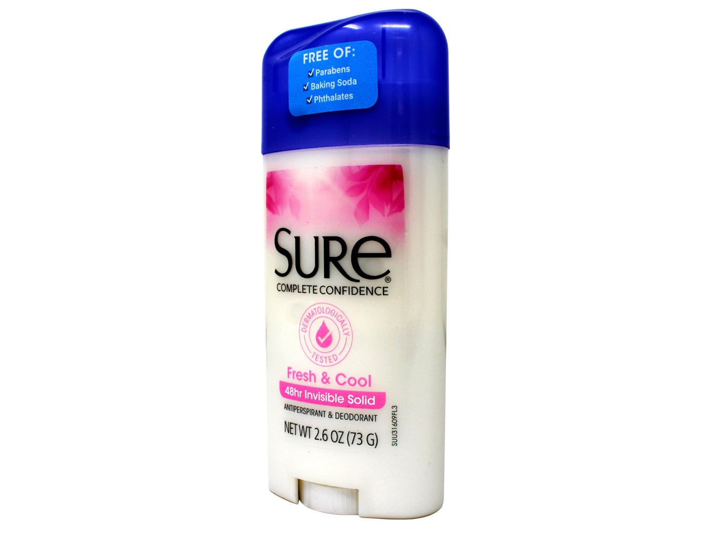 Sure Deodorant 2.6 Ounce Invisible Solid Fresh & Cool (76ml) (3 Pack) Beauty and Personal Care Sure