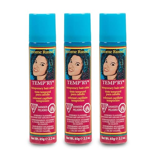 Jerome Russell Temp'Ry Spray-On Green Hair Color, 2.2Oz X 3 Pack Beauty & Personal Care Jerome Russell