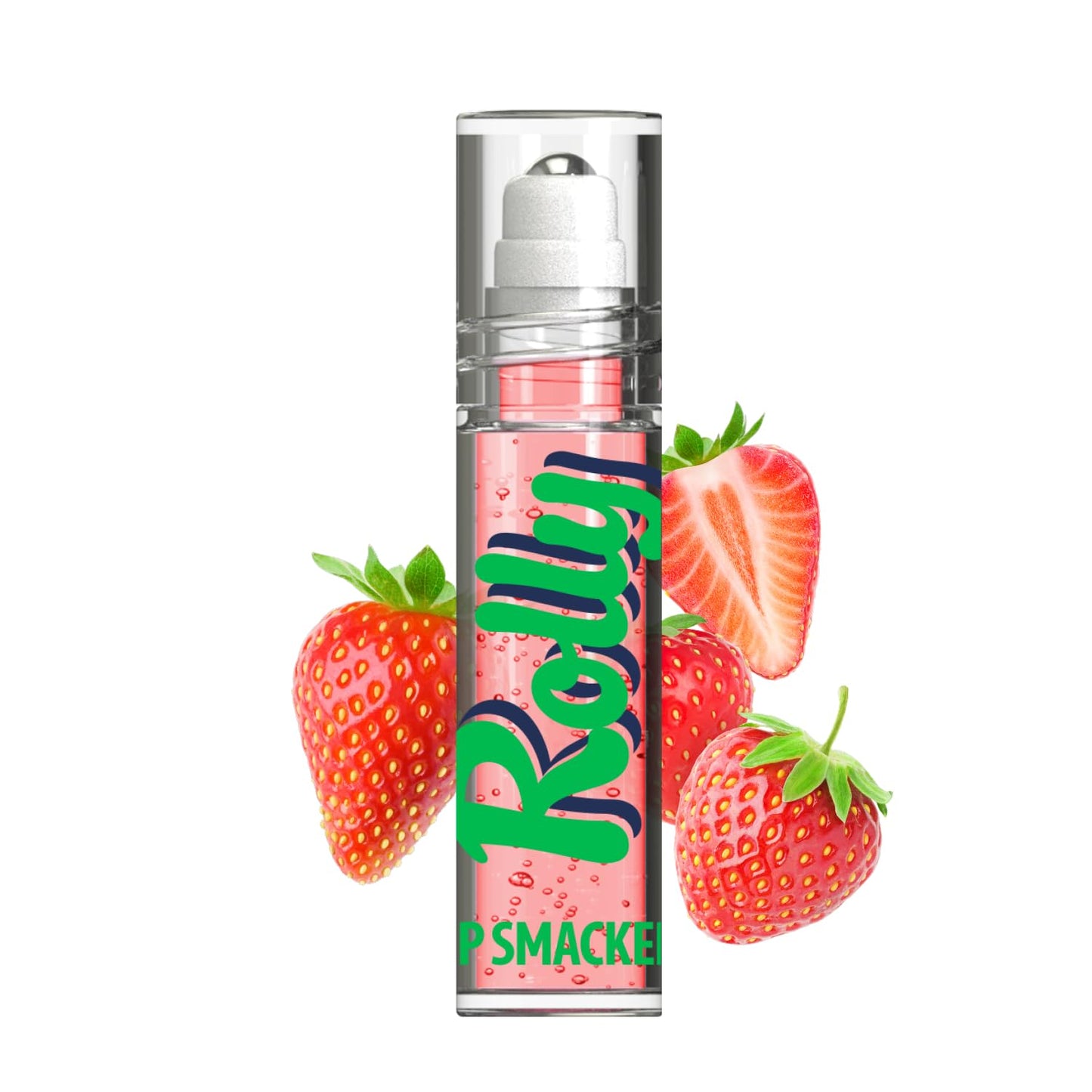 Lip Smacker Rolly Lip Gloss, Classic Roller-Ball Design for a Cooling Sensation, Hydrating & Moisturizing Shine - Strawberry Beauty & Personal Care Lip Smacker