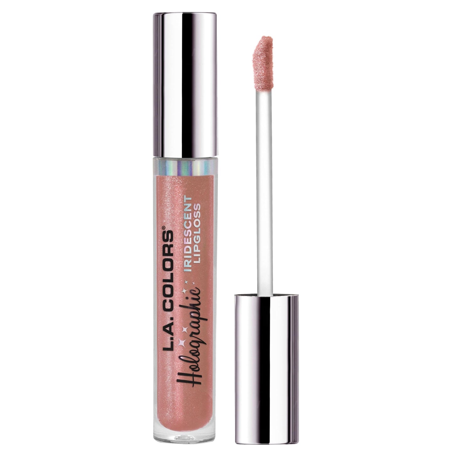 L.A. COLORS Holographic Iridescent Lipgloss, Heavenly CLG425 Beauty & Personal Care L.A. COLORS