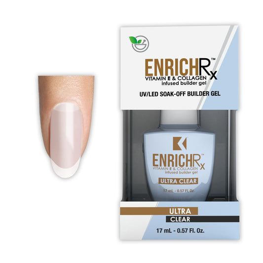 KUPA GelFinity EnrichRx Infused Builder Gel 0.57 fl oz - Ultra Clear Beauty & Personal Care KUPA
