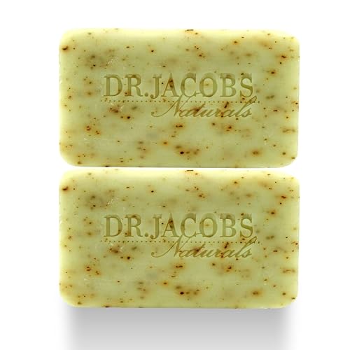 Dr Jacobs Naturals Pure Castile Vegan Bar Soap (Minty Cucumber Mojito, 5 oz, 2-pack) - Triple Milled Exfoliating, Made with Premium Organic Oils Beauty & Personal Care DR.JACOBS NATURALS