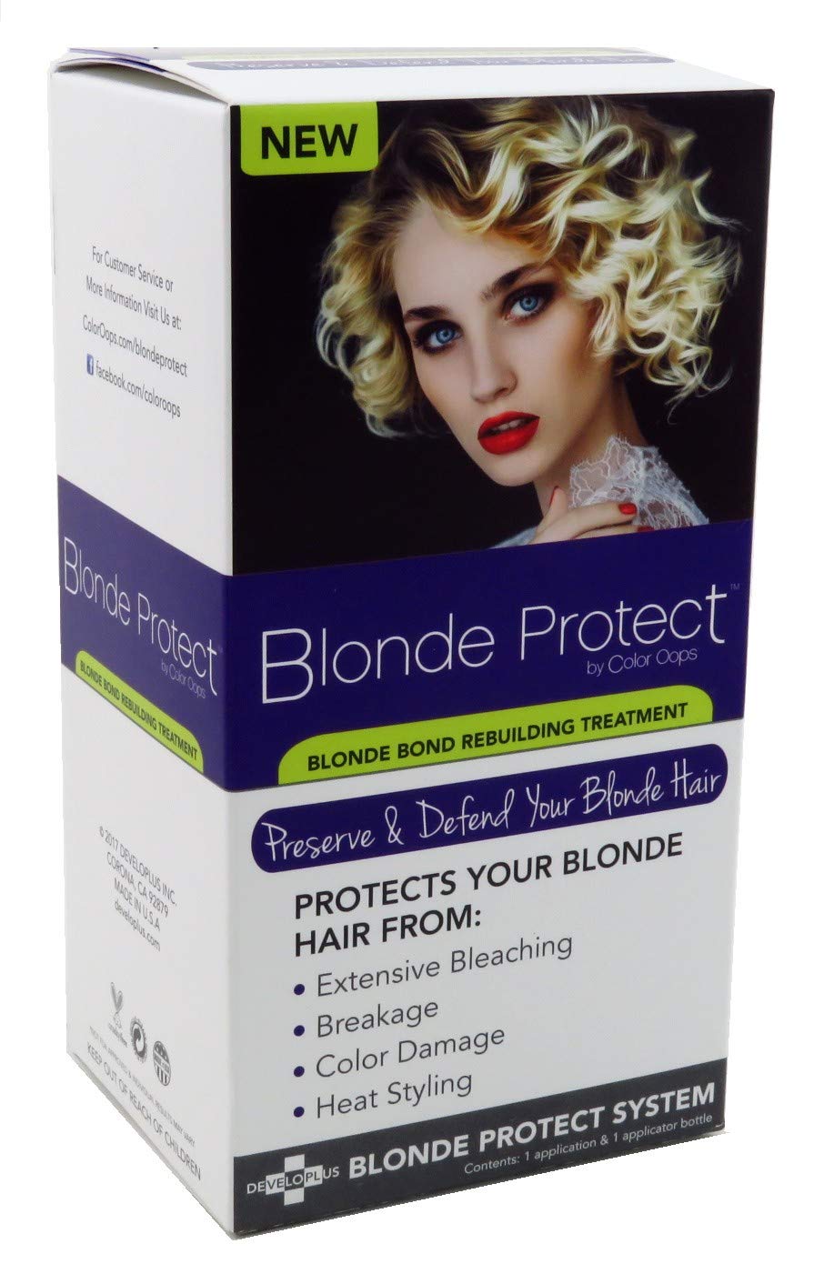 Developlus Blonde Protect Rebuilding Treatment (Pack of 2) Beauty & Personal Care Developlus