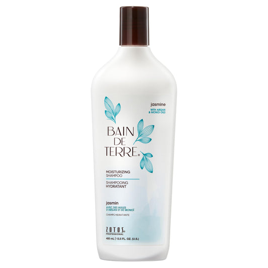 Bain de Terre Jasmine Moisturizing Shampoo, Luxurious Hydration for Dry Hair with Argan & Monoi Oils, Paraben-Free, Color-Safe, Vegan, 13.5 Fl Oz Beauty & Personal Care Bain de Terre