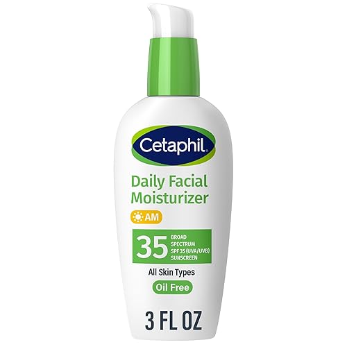 Cetaphil Face Moisturizer, Daily Oil Free Facial Moisturizer with SPF 35, For Dry or Oily Combination Sensitive Skin, Fragrance Free Face Lotion Beauty & Personal Care Cetaphil