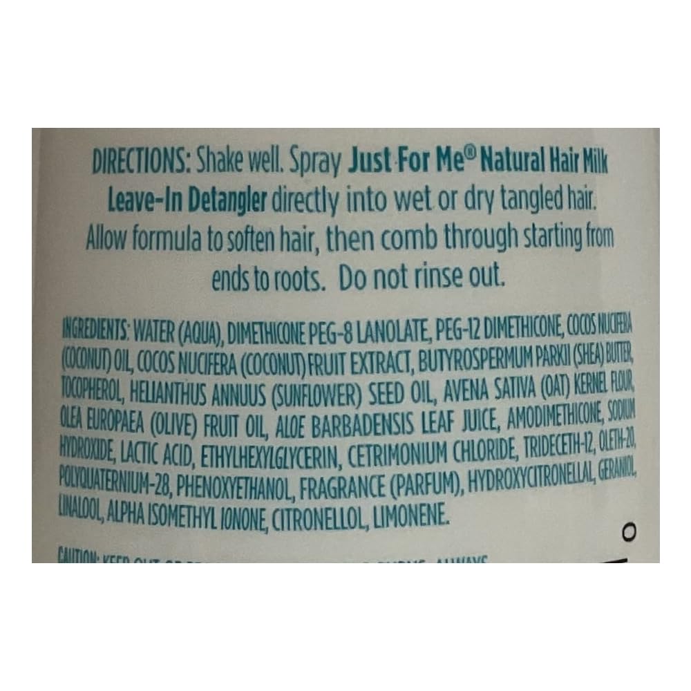 Just For Me Hair Milk Leave-In Detangler 10 Ounce (Pack of 3) Beauty & Personal Care Just For Me
