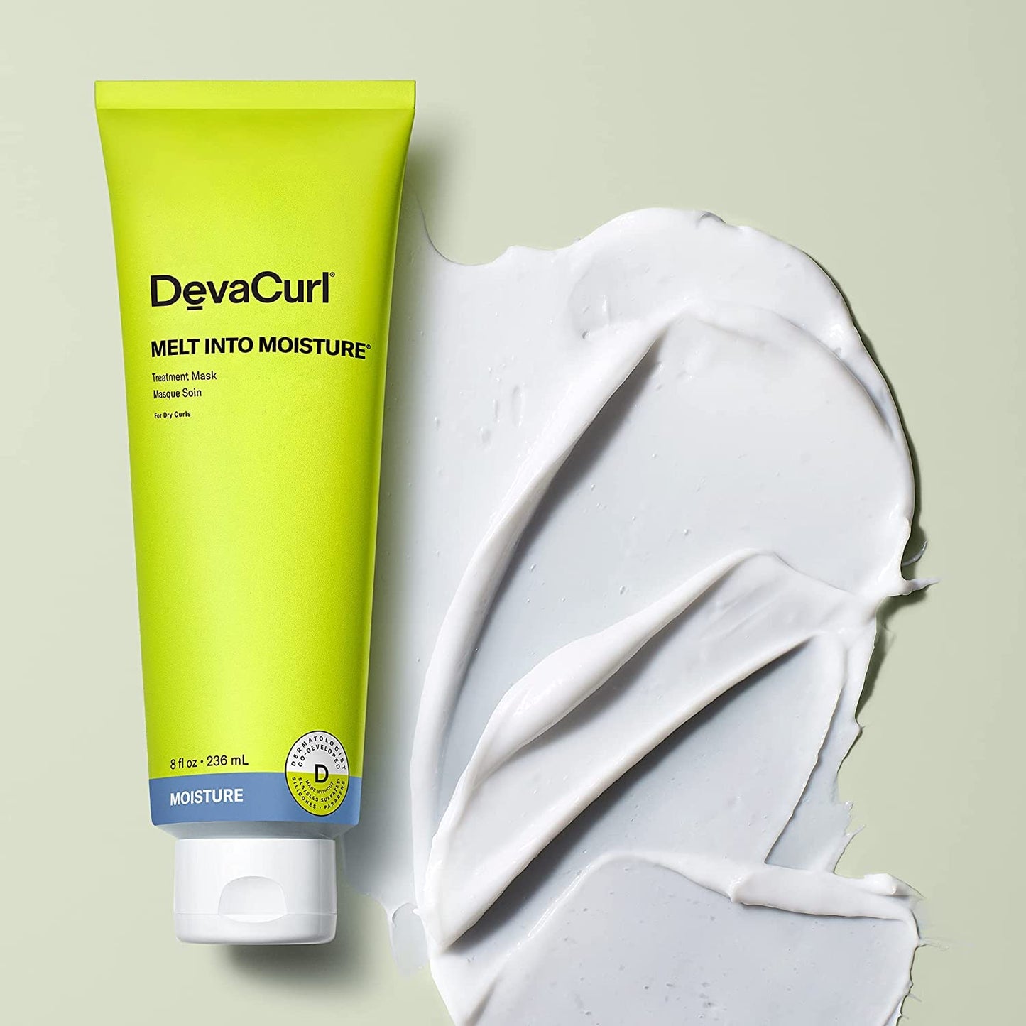 DevaCurl Melt Into Moisture Treatment Mask, Green Oasis, 8 fl. oz. Beauty & Personal Care DevaCurl
