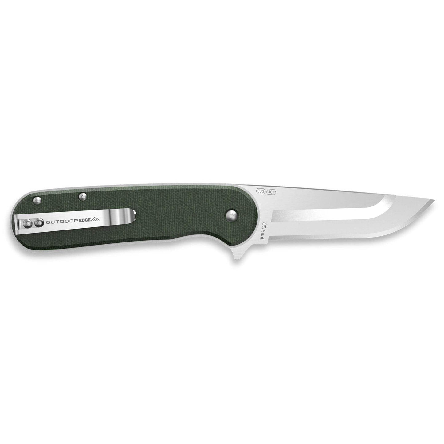 OD Edge RAZOR VX3 MICARTA GREEN SS Beauty and Personal Care OUTDOOR EDGE