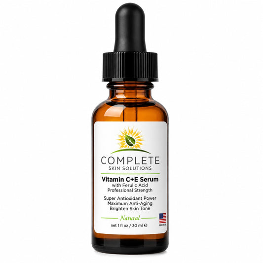 Complete Skin Solutions Natural Vitamin C E Serum with Ferulic Acid 1 oz Beauty & Personal Care COMPLETE SKIN SOLUTIONS