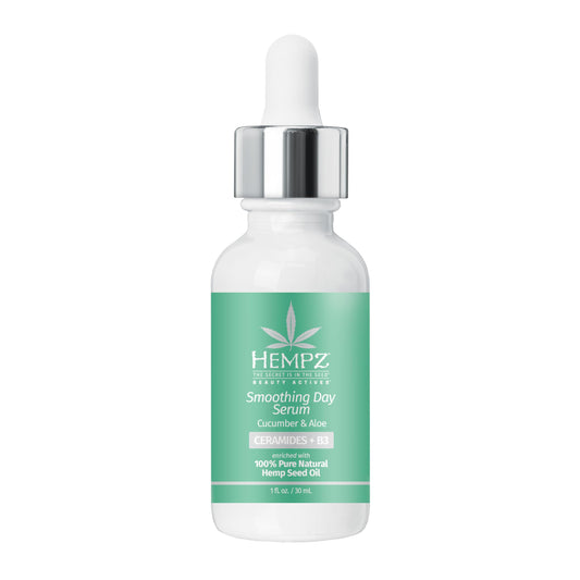 Hempz Cucumber Aloe, Facial Serum, Beauty Actives with Ceramides for dry to normal skin, for men and women, 1oz Beauty & Personal Care Hempz