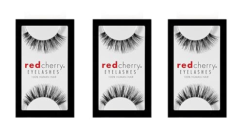 Red Cherry #415 False Eyelashes (Pack of 3 Pairs) Beauty & Personal Care Red Cherry