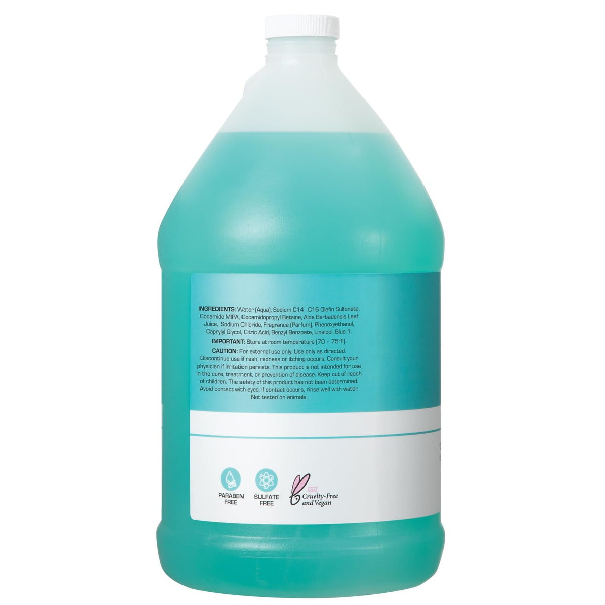 Ginger Lily Farms Club & Fitness Shampoo, 128oz, Ocean Breeze