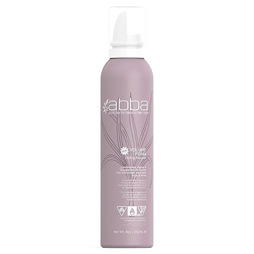 ABBA - Pure Volume Foam Styling Mousse - Grapefruit & Lemongrass, 8 fl oz Beauty & Personal Care ABBA