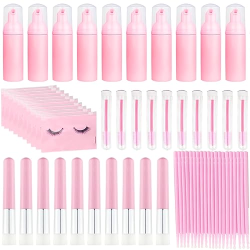 140 Pcs Eyelash Shampoo Bottle Brushs Set,10 Pcs Eyelash Shampoo Brush, 10 Pcs Eyelash Brush Tube,10 Pcs Eyelash Shampoos Bottle,10 Pcs Eyelash Care Beauty & Personal Care LINTIY