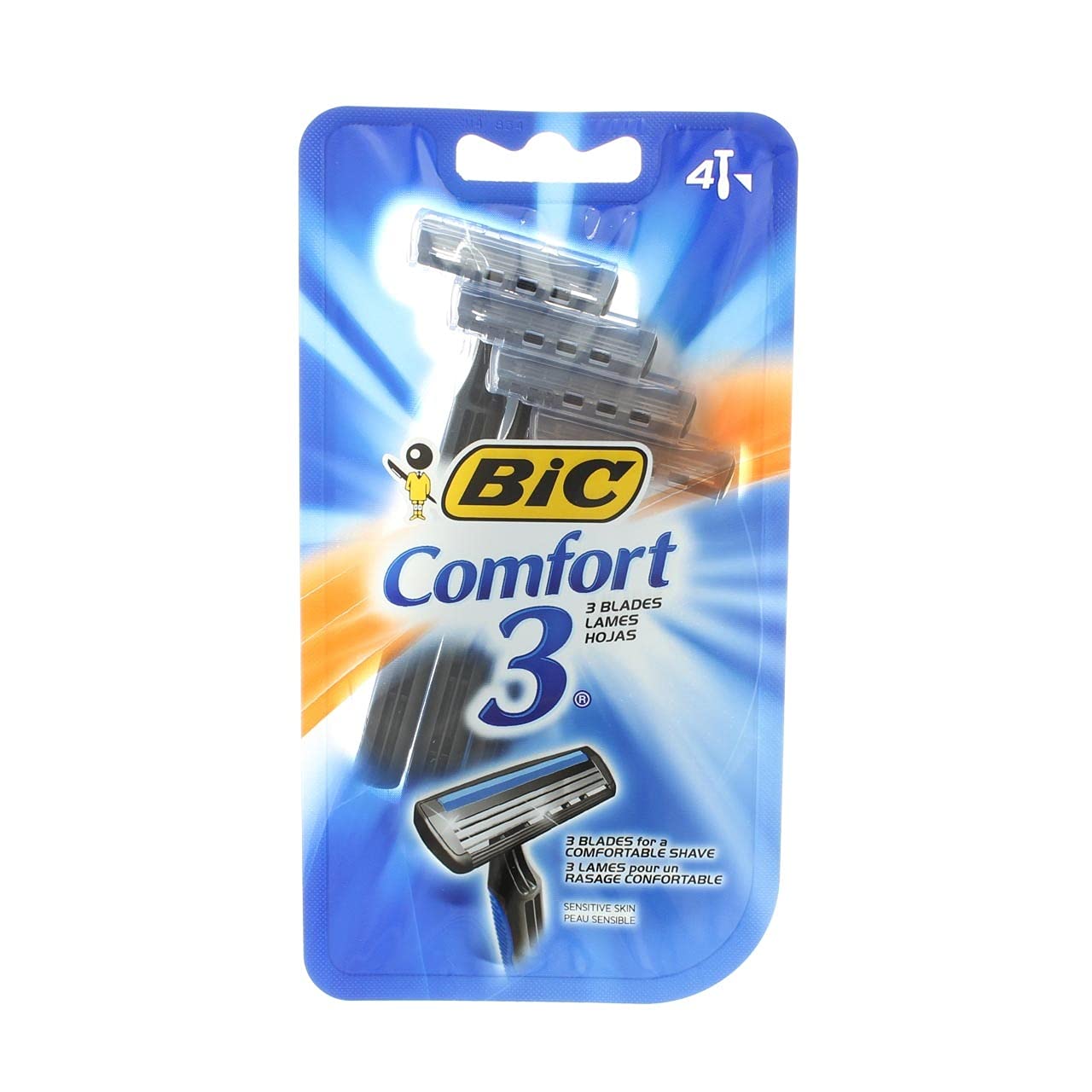 Bic Comfort 3 Men Shaver, 4 Count Beauty and Personal Care BIC