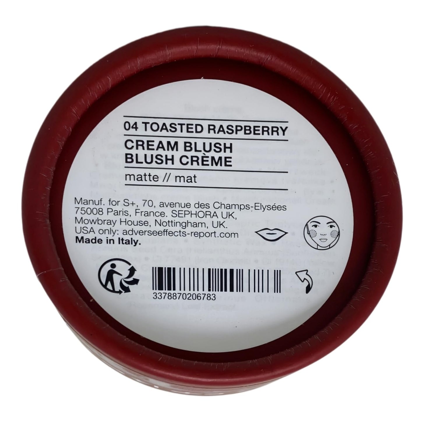 Sephora Collection Multiuse Cream Blush - 04 Toasted Raspberry (3.5 g / 0.12 oz) Beauty & Personal Care SEPHORA
