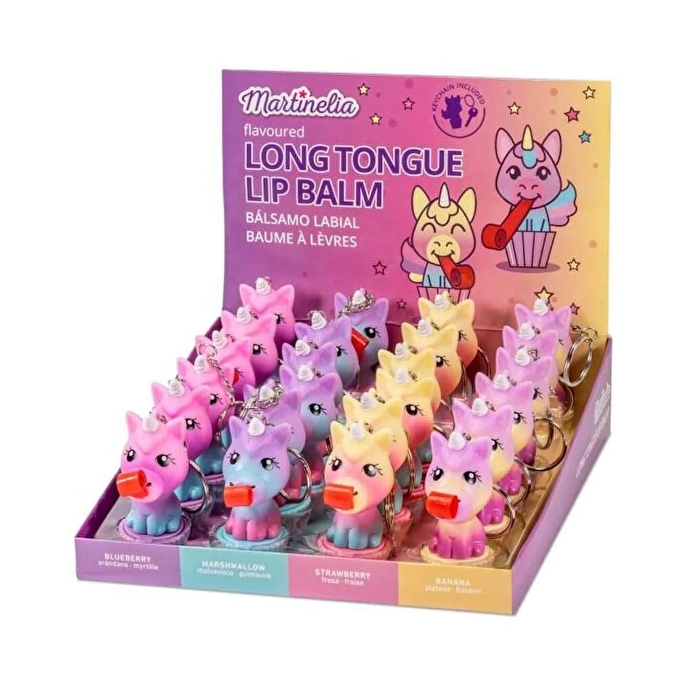 Martinelia Lip Balm - Unicorn Keychain Base and Lip Care - Clear 2.5 g Beauty and Personal Care MARTINELIA