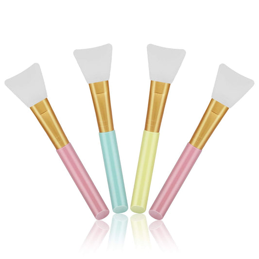 Cuttte 4pcs Silicone Face Mask Applicators, Flexible Facial Mud Masks Applicator, Hairless Moisturizers Tools, Soft Facial Brushes for Mud, Clay Beauty and Personal Care Cuttte Default Title
