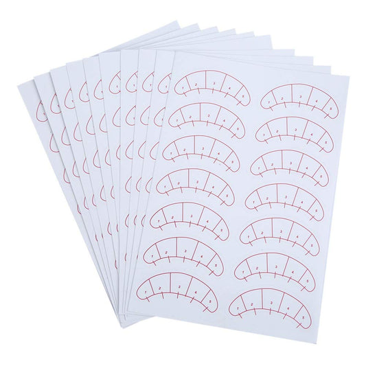 140 Pcs Eyeshadow Shields Eyeshadow Tape - Lash Map Under Eye Stickers Eyelashes Stickers for Lash Beginner Training and Practice Eyeliner, Lip Beauty & Personal Care DEWIN