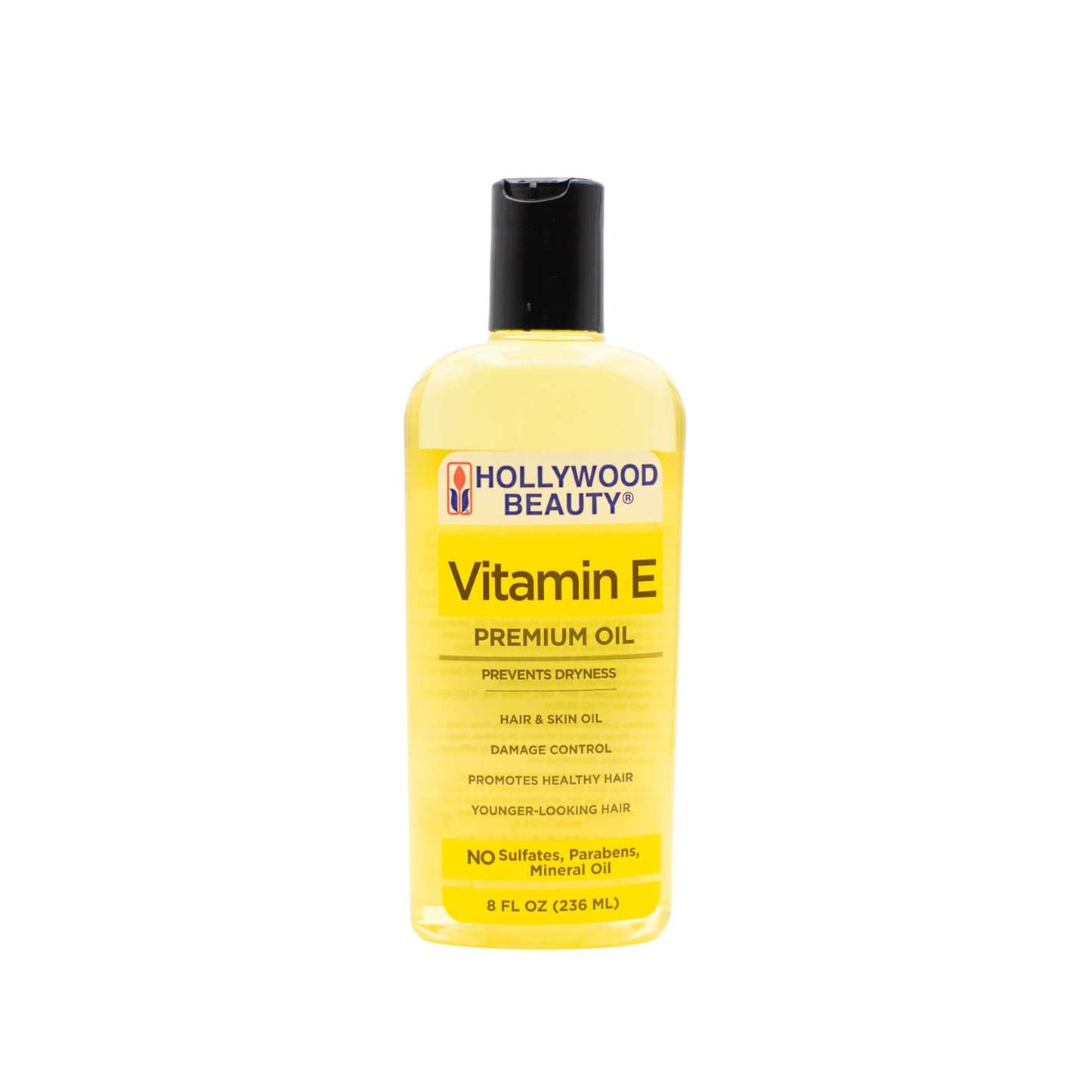Hollywood Beauty Vitamin E Hair & Skin Oil, 8 oz - Prevents Dryness, Stimulates Healthy Hair Growth, Repairs Damaged Skin, Anti-Aging Beauty & Personal Care Hollywood Beauty