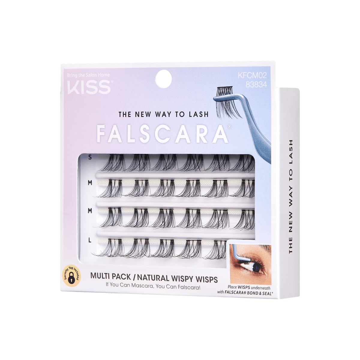 Kiss Falscara Natural Wispy Wisps Multi-Pack (Pack of 3) Beauty & Personal Care KISS