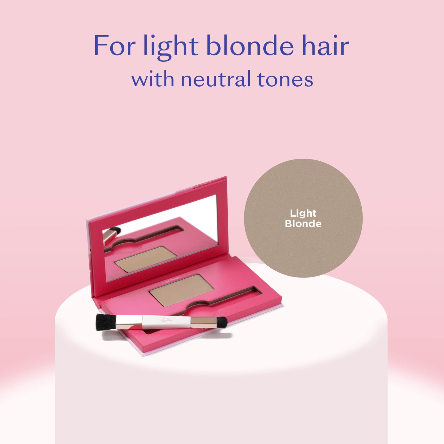 eSalon Root Touch Up + Brow Powder, Conceal & Cover (Light Blonde) - Hairline Powder for Women - Scalp Concealer & Filler for Thinning & Gray Hair Beauty & Personal Care eSalon