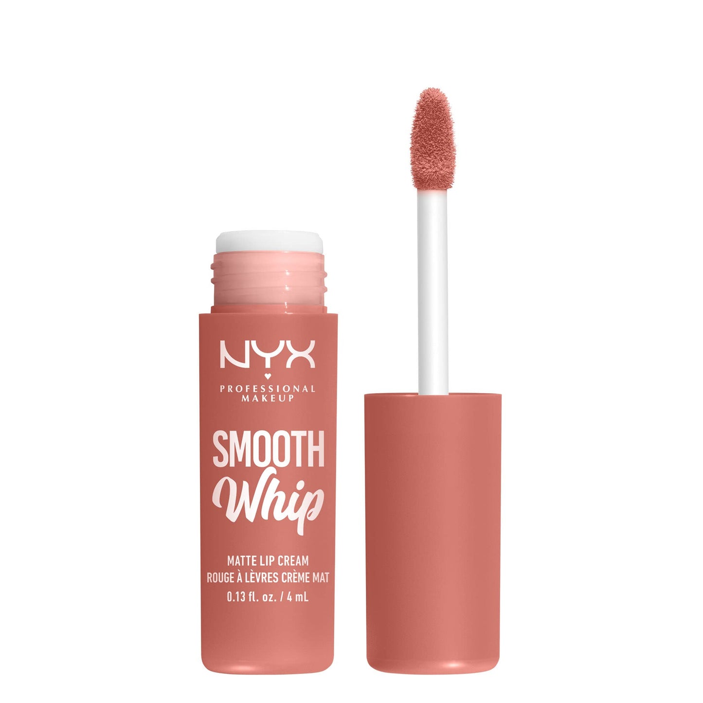 NYX PROFESSIONAL MAKEUP Smooth Whip Matte Lip Cream, Long Lasting, Moisturizing, Vegan Liquid Lipstick - Cheeks (Soft Pinky Nude) Beauty & Personal Care NYX PROFESSIONAL MAKEUP