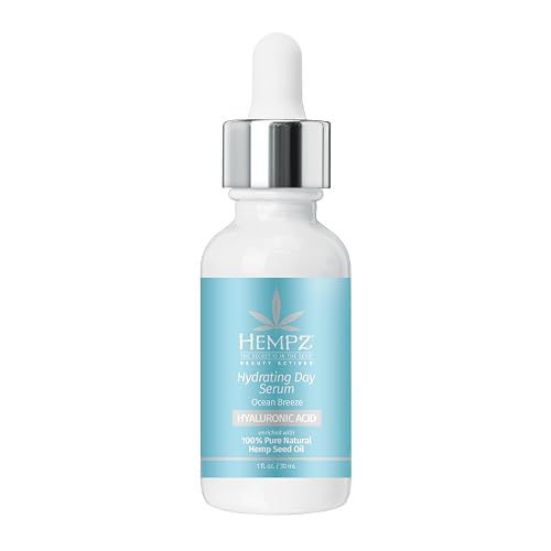 Hempz Ocean Breeze, Facial Serum, Beauty Actives face serum with Hyaluronic Acid, for Men and Women with dry to normal skin 1oz Beauty & Personal Care Hempz
