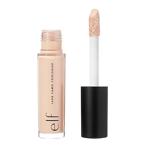 e.l.f. 16HR Camo Concealer, Full-Coverage, Highly-Pigmented Face Concealer With A Matte Finish, Crease-proof, Vegan & Cruelty-Free, Medium Golden Beauty & Personal Care e.l.f.