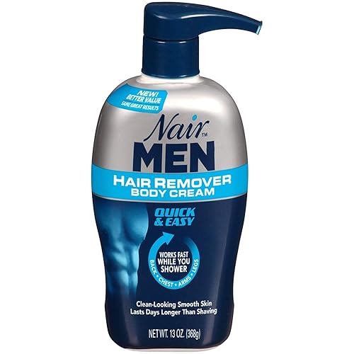 Nair Men's Hair Removal Cream, Body Hair Remover for Men, 13 Oz Bottle Beauty & Personal Care Nair