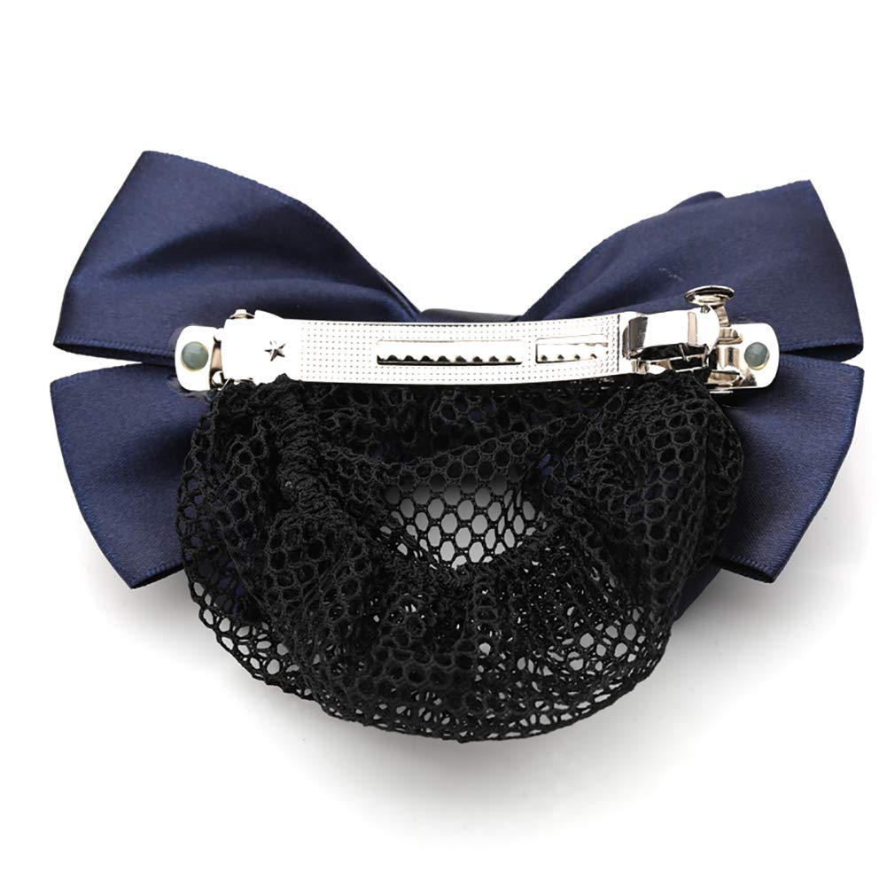 2 Pcs Bowknot Hair Snood Net Barrette Bun Cover Bow Hair Clip Xmas Gifts for Women Lady Beauty & Personal Care GSHLLO