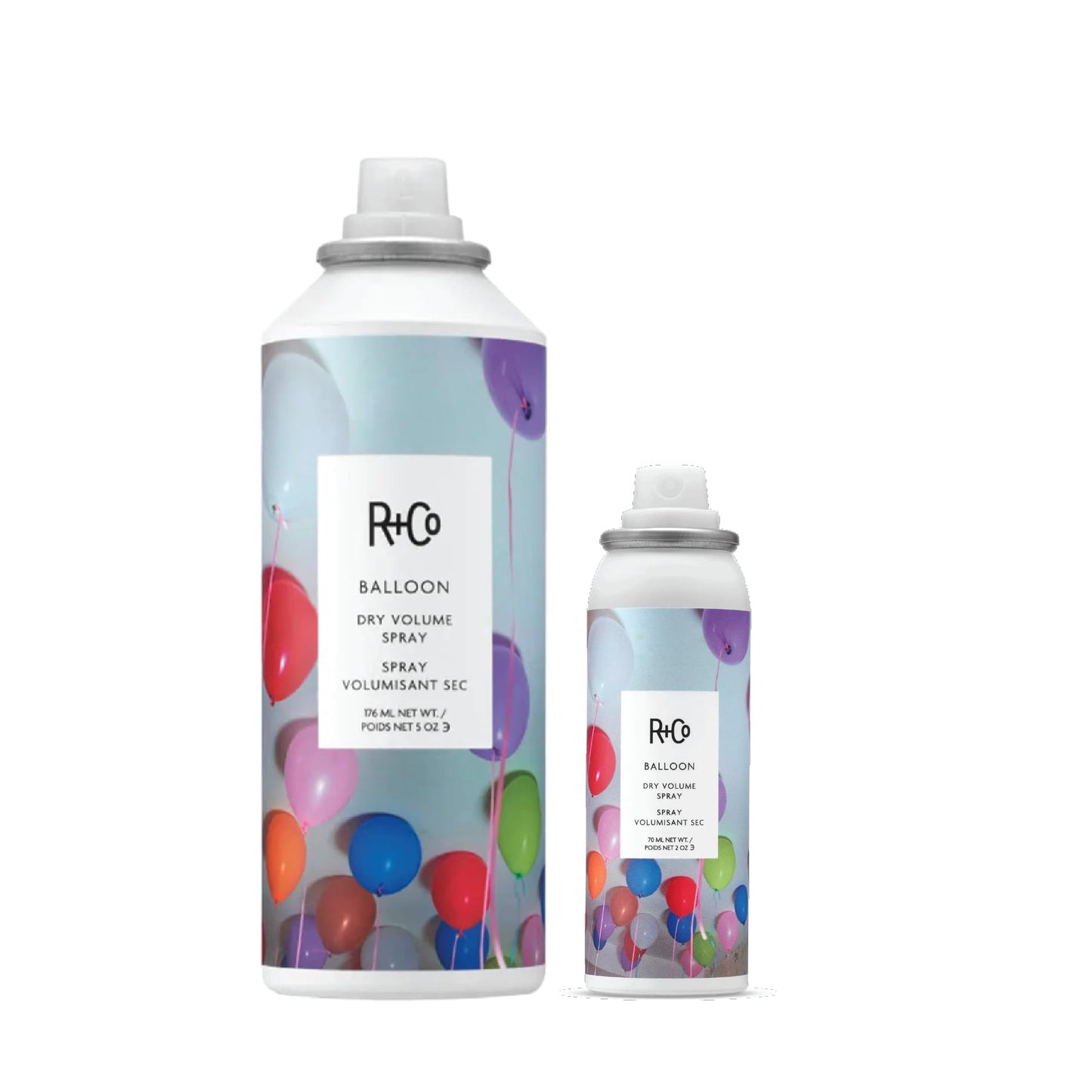 R+Co Balloon Dry Volume Spray Set | Instant Volume & Lift with Long-Lasting Hold | Adds Texture & Fullness Without Weight | Vegan + Cruelty-Free | 5oz Beauty & Personal Care R+Co