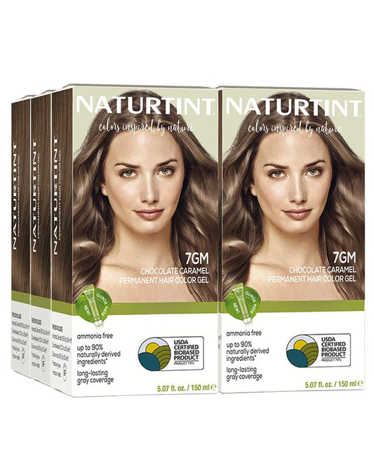 Naturtint 7GM Chocolate Caramel Permanent Hair Color (Pack of 6), Ammonia Free, Vegan, Cruelty Free, up to 100% Gray Coverage, Long Lasting Results Beauty & Personal Care Naturtint