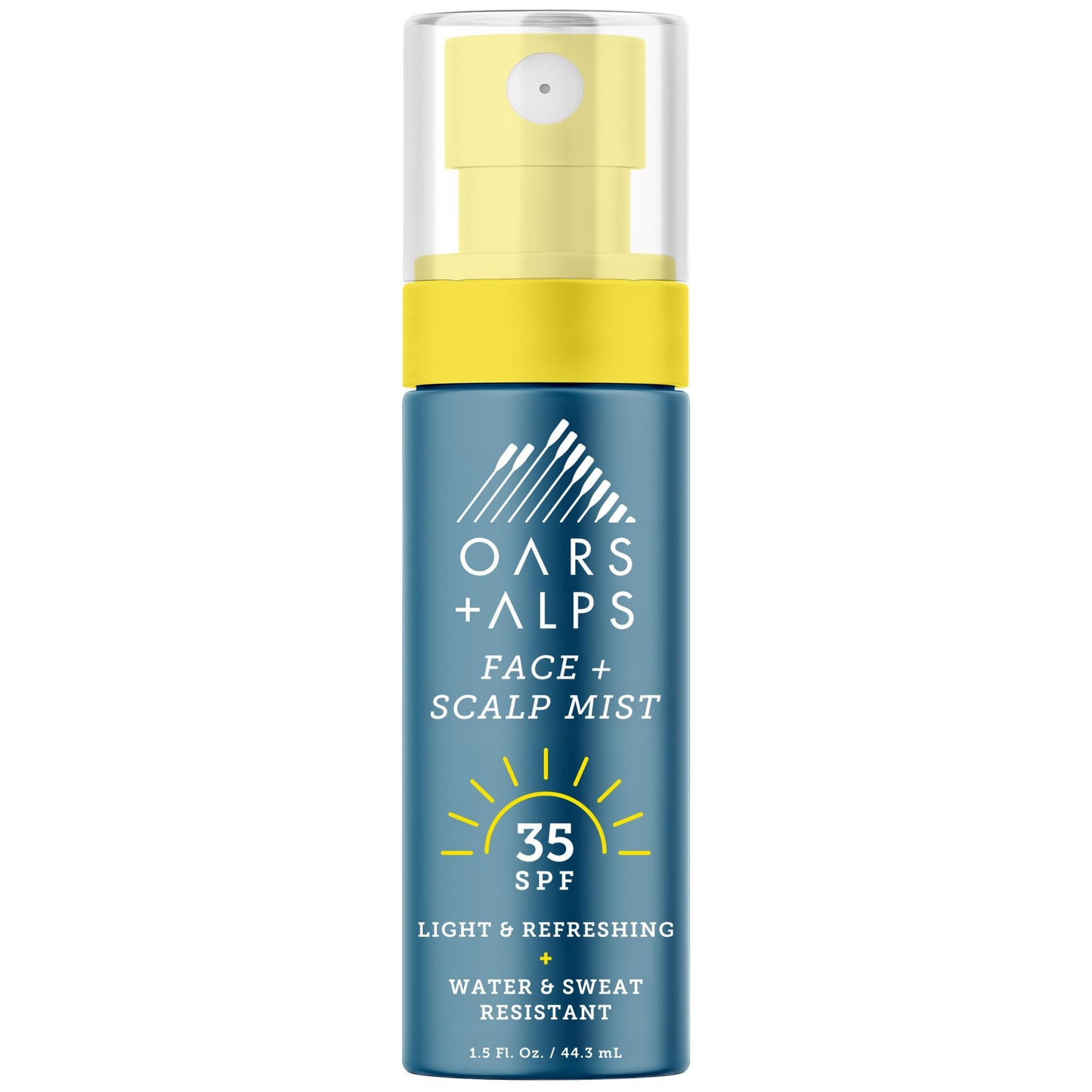 Oars + Alps Face & Scalp Sunscreen Spray SPF 35 – Mist for Facial & Hair Sun Protection with Aloe & Cucumber, Water & Sweat Resistant, 1.5oz Beauty & Personal Care Oars + Alps
