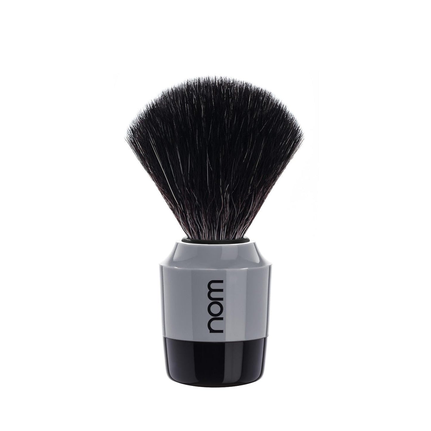 NOM Marten shaving brush - Vegan Shave Brush for Shaving soaps and creams - sustainable eco-friendly and reusable - exfoliating shaving brush - Grey Beauty and Personal Care MÜHLE