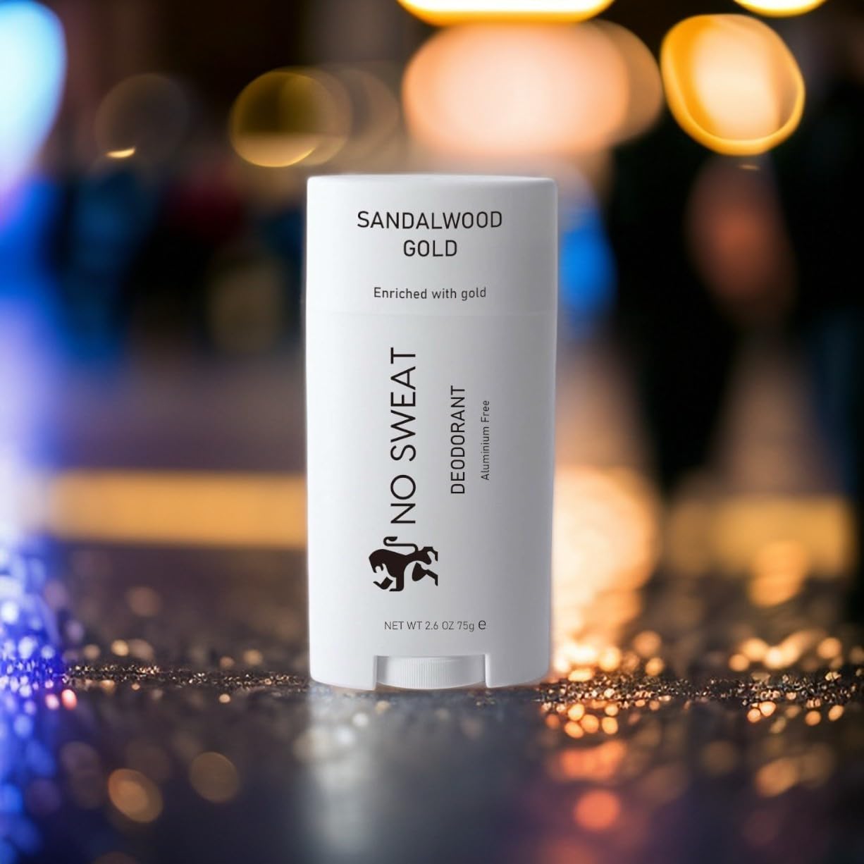 Aluminium Free Stick Deodorant - Sandalwood Scent - Vegan - Sandalwood Gold - By No Sweat Beauty and Personal Care No Sweat