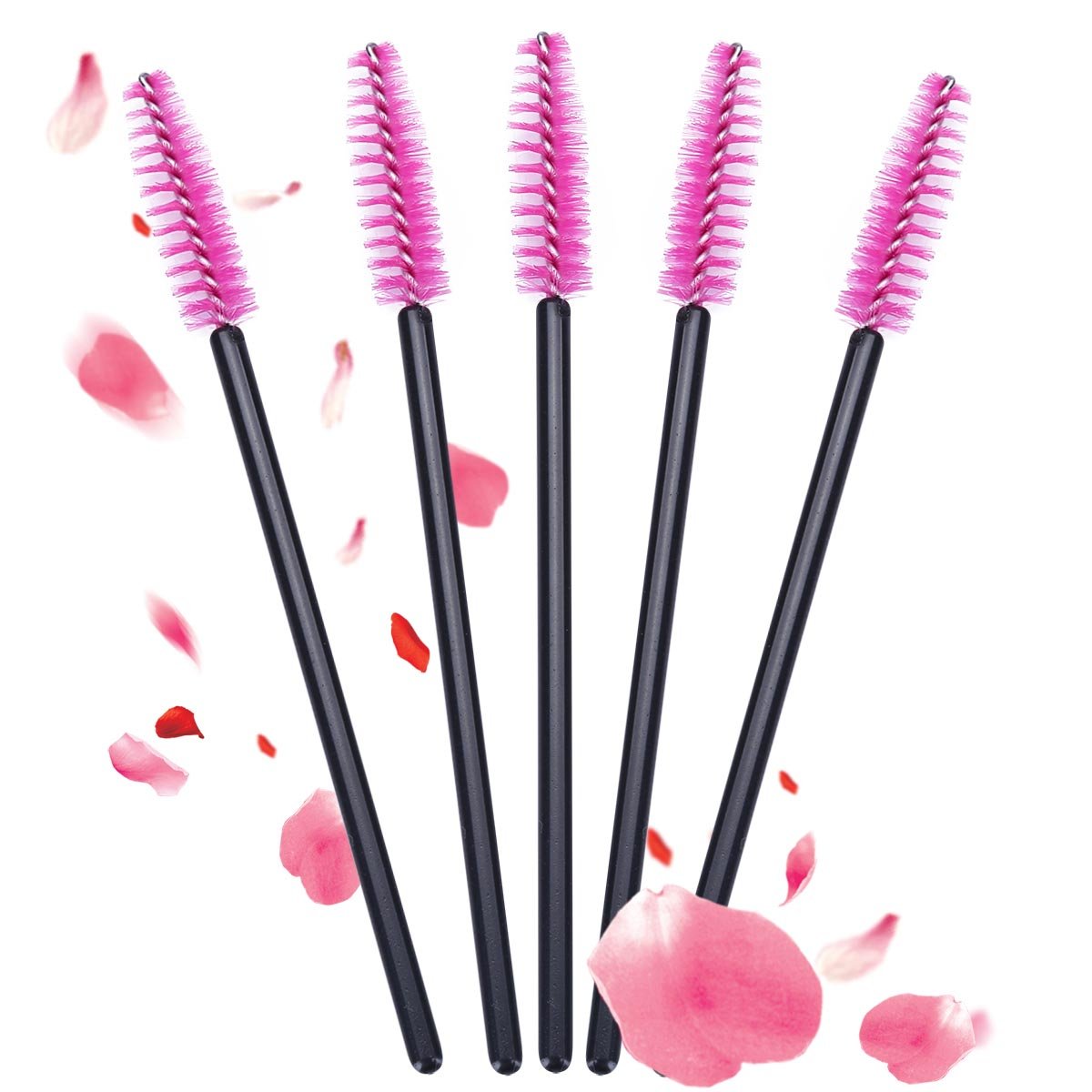 1000 PCS Disposable Eyelash Mascara Brushes Wands Applicator Makeup Brush Tool Kits,Pink Beauty & Personal Care LoveBB