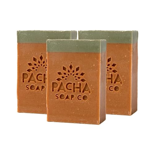 Pacha Soap Co. Pumpkin Spice Bar Soap - Sweet & Spicy Pumpkin, Ginger Root, Maple Syrup Fall Scent, Moisturizing Bar Soap for Hands, Face & Body Beauty & Personal Care Pacha Soap Co