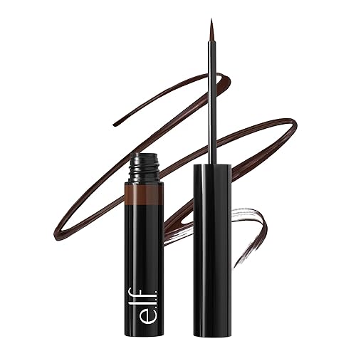 e.l.f. H2O Proof Inkwell Eyeliner Pen, High-pigment, Waterproof Liquid Eyeliner, Delivers A Matte Finish, Vegan , Caffeinated Beauty & Personal Care e.l.f.