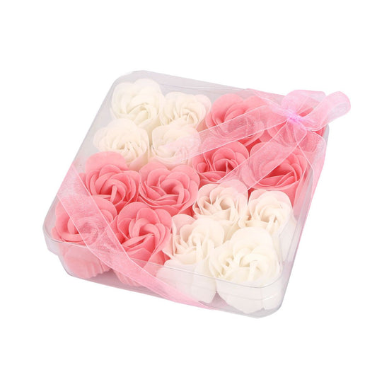 Ruilogod Bath Petals 16 Pcs Pink White Rose Scented (id: 583 080 7d1 4de 999 Beauty and Personal Care Ruilogod