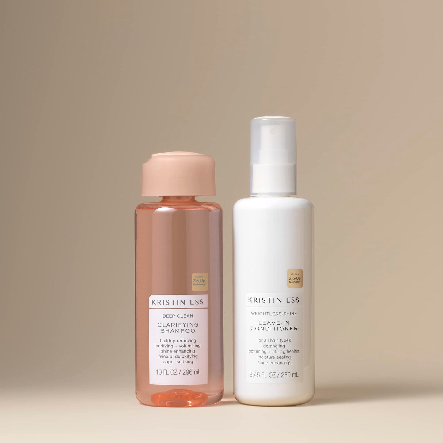 Kristin Ess Hair Deep Clean Clarifying Shampoo & Weightless Shine Leave In Conditioner - Removes Build Up, Volumizes Oily Hair, Detangles, Adds Shine Beauty & Personal Care Kristin Ess