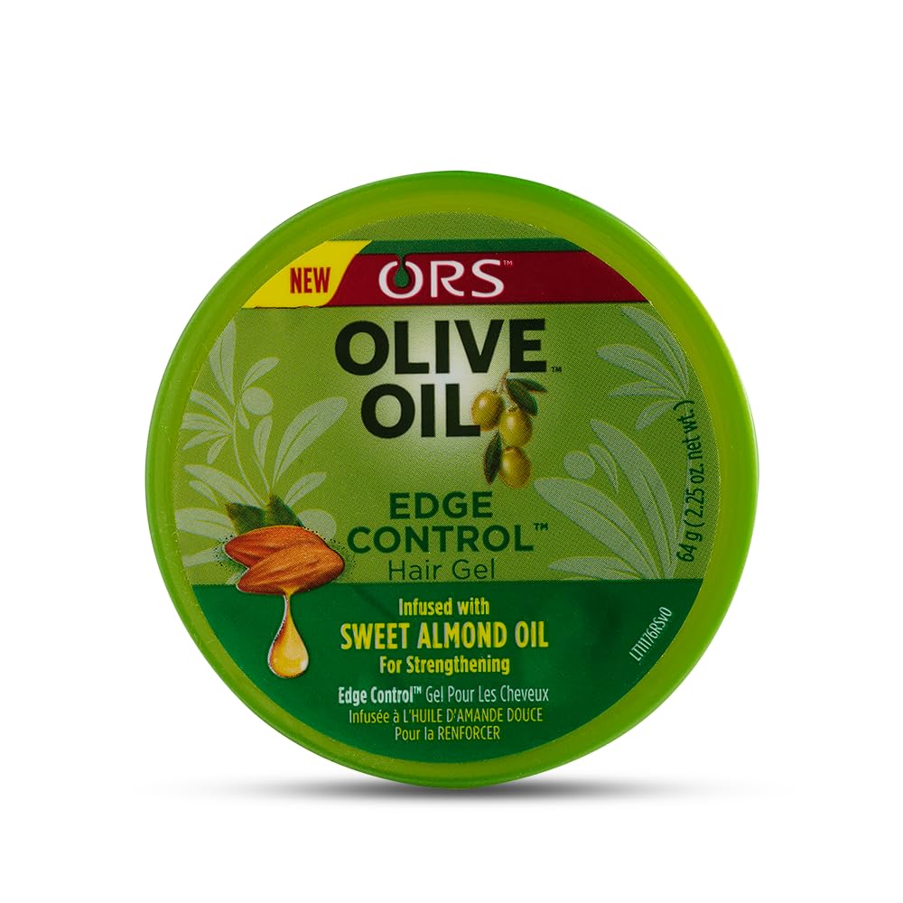 ORS Olive Oil Style & Sculpt Edge Control Hair Gel, Strengthens Edges and Protects Hairline, Extra Hold (2.2 oz). Beauty & Personal Care ORS Black Olive Oil